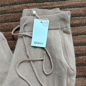 NWT Quince Cashmere sweater pants